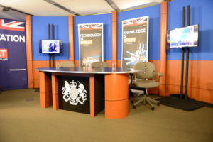 British consulate studio, set background, studio . background, tv background, Wall column system, interview desk, news desk, NUNS, NUNS Desk System, desk system, graphics