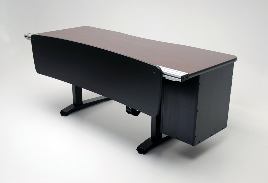 video editing desk, editing desk, electric desk, ergonomic desk, height adjustable console, height adjustable desk