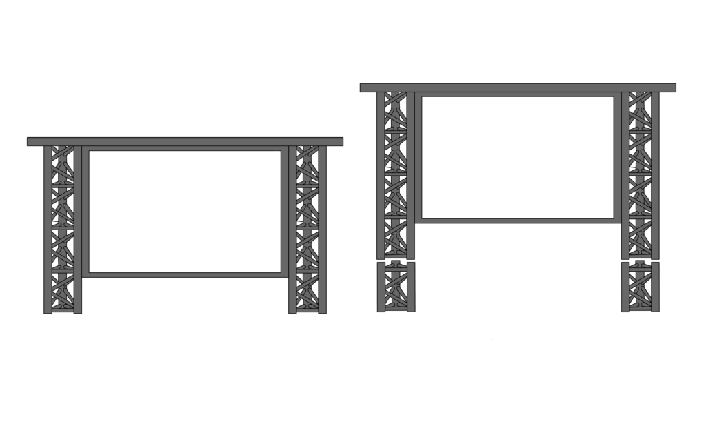 UNIPRO 30" & 42" H Rendering