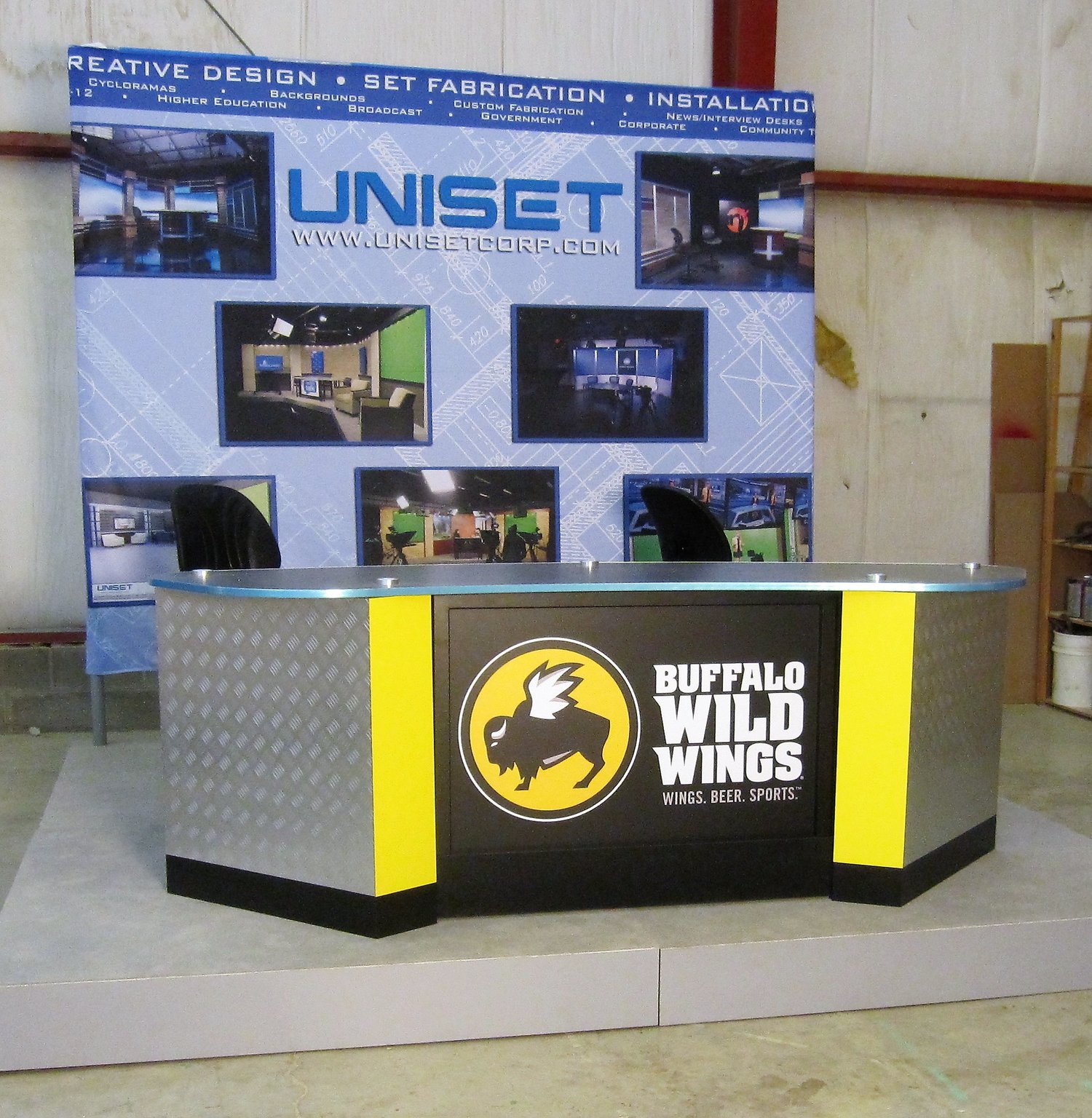 Buffalo Wild Wings UNIPRO Desk Vanity Panel