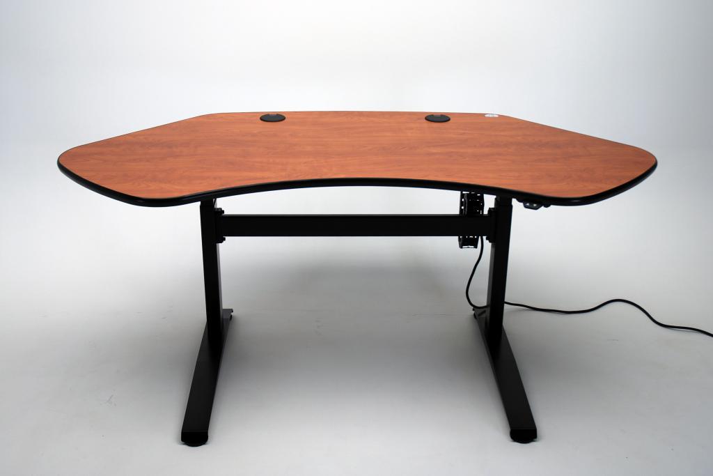 UNISET PRO-EDIT single-height corner editing desk for compact studio control rooms