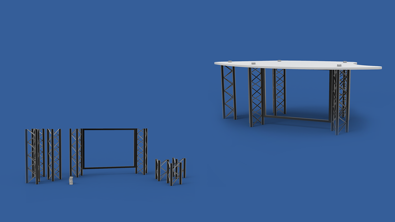 unipro pieces rendering