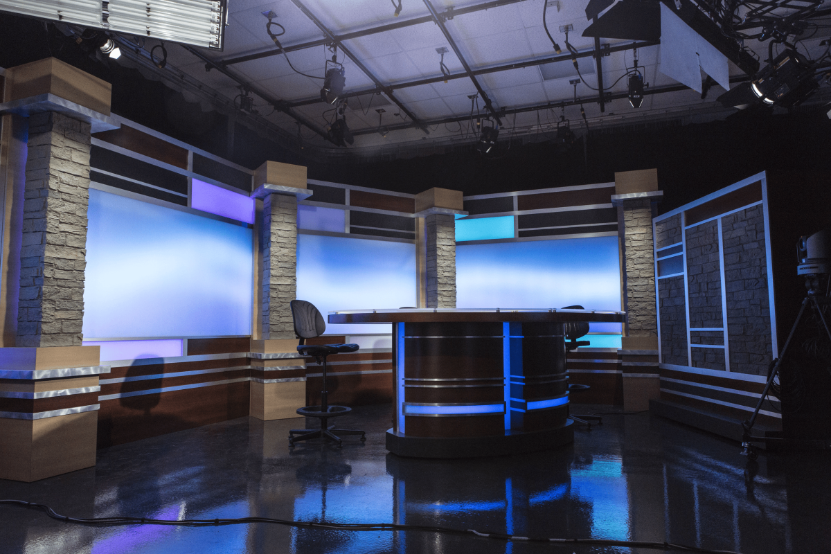 UNISET custom work for news studios