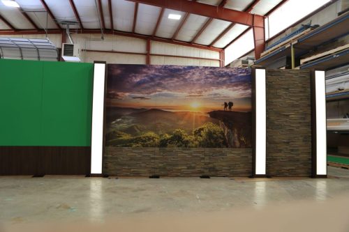 City of Sioux Falls Light box columns