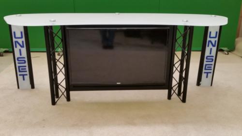 acrylic broadcast desk 