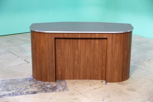 anchor desk finished in wood 