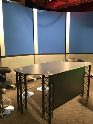 tv news desk  