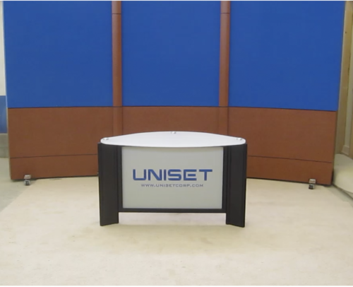 acrylic broadcast desk 